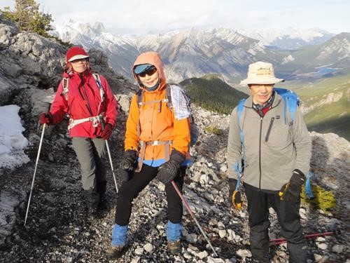 {2118 m az}, {168 si gal}, {1900 le gee} at our turnaround point on Wasootch Ridge
