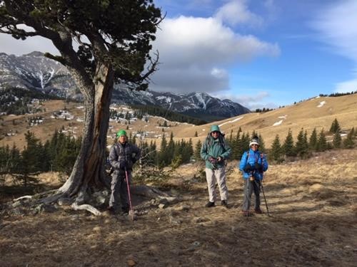 Robert, Brian, Linda at Boundary Pine