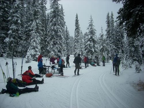 Lunch break along Tyrwitt