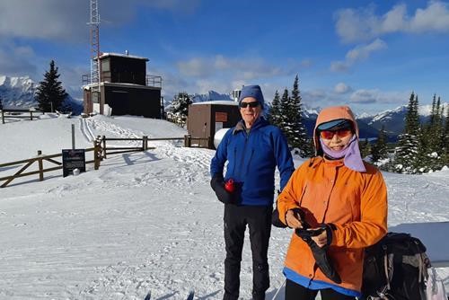 Philip and Sim at the Lookout