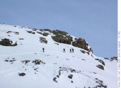 Ascent to "Katherine Ridge"
