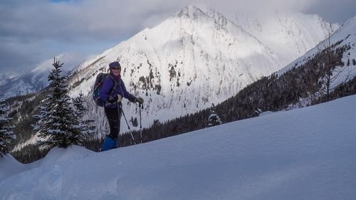 Margot is a great team member, she loves breaking trail. :)