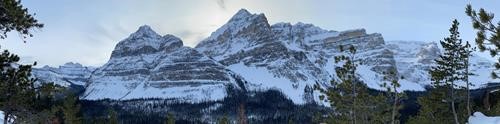 Mt Whymper - Pano of north side