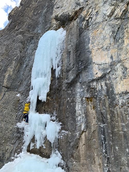 One of the frozen falls