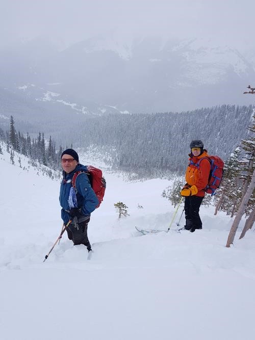 Carl and Andre above run