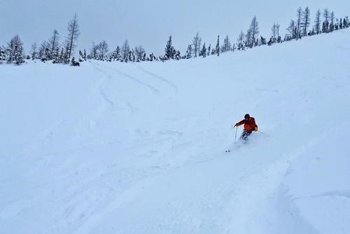Andre on the Blacksmith slope