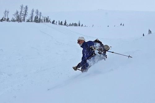 Ed on the Blacksmith slope