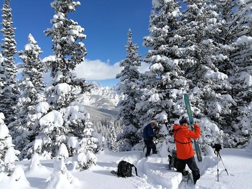 Ed and John getting ready to shred 
