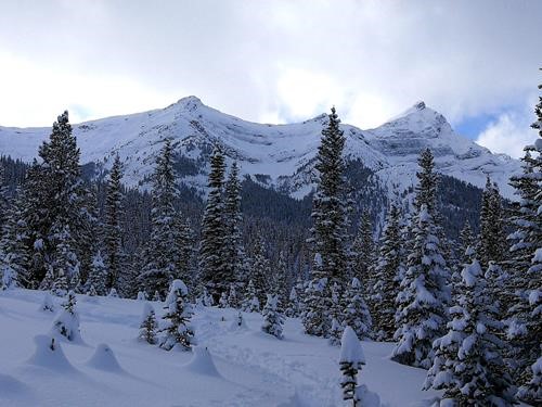 The view from the first switchback