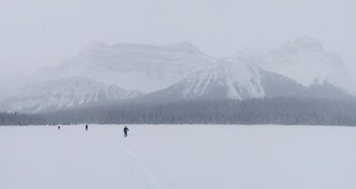 Pulpit Knob 1 approach on Hector Lake