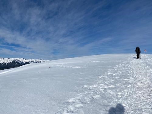Approaching the summit of Prairie Mountain 