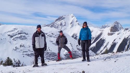 Ramblers on Commonwealth Ridge.