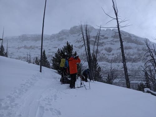 Starting to get wind affected 