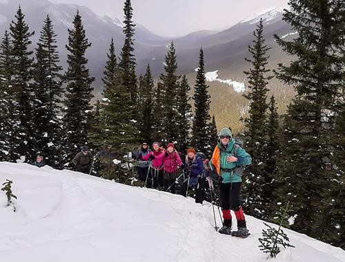 Group on the way up to the ridge. Photo by Teresa.