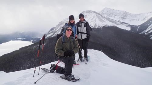 Jim, Katrin and Johnson. Too small of an area for a group shot.