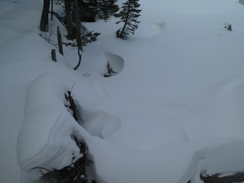 Snow drifts