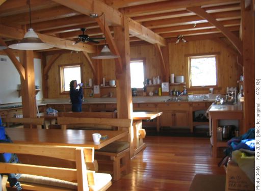 Kokanee Hut kitchen