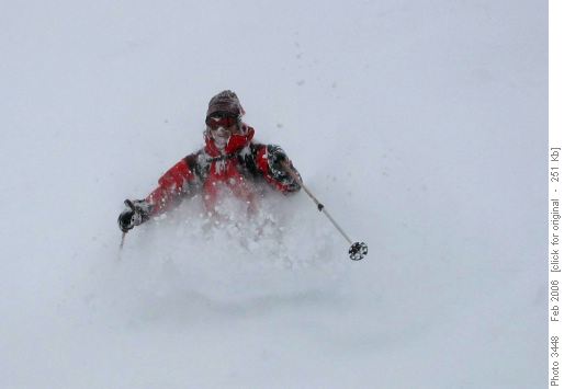 Kokanee glacier powder