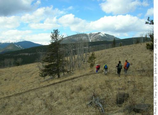 View of Prairie Mtn from Sulphur Springs west end