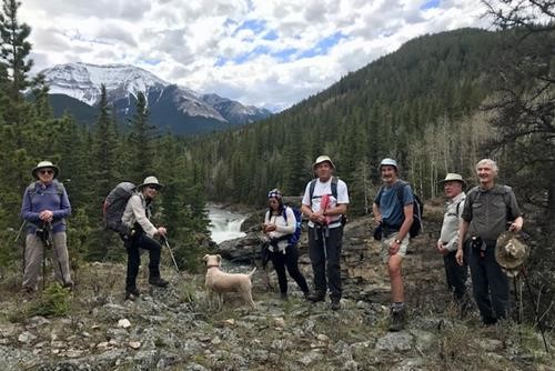 Sheep river falls viewpoint