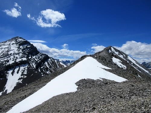 Final ridge section leading to the summit