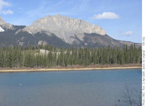 Yamnuska from Bow Valley Prov. Park
