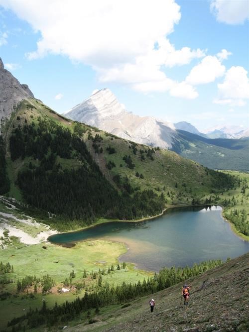 Climbing up the Overlook