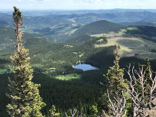 View from Iron Lakes Overlook