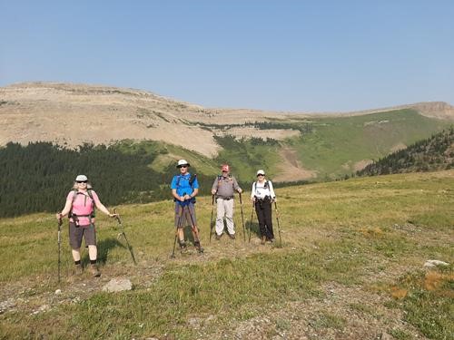 Ramblers on Windy Peak.