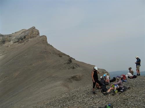 Part of the group on top