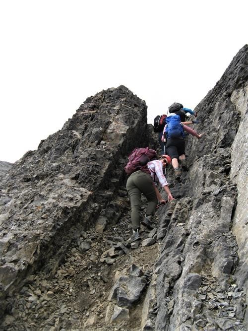 Steps away from Arethusa col