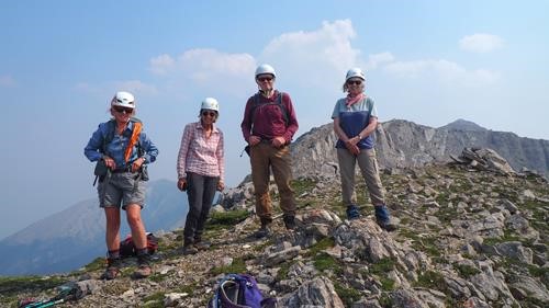 Ramblers on Cinquefoil Mountain.