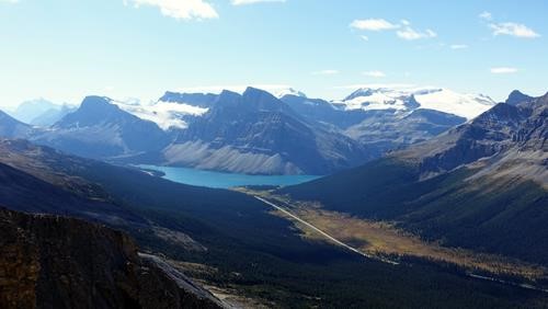 Looking south towards Bow Lake