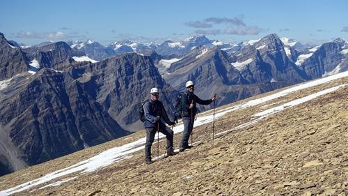 Brian and Simon with Forbes in the far distance.
