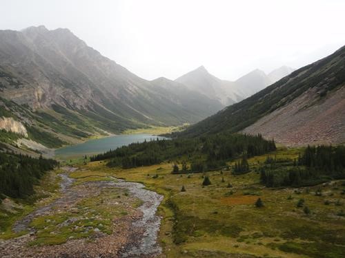 Lake of the Falls in David Thompson Country