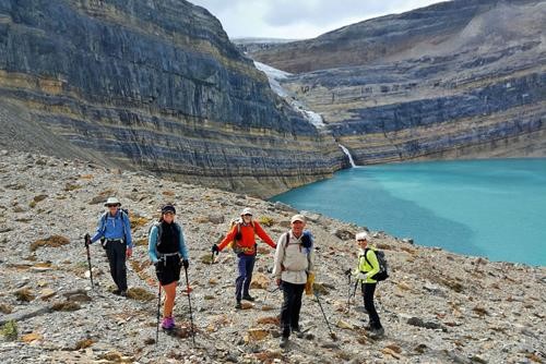 Above Iceberg Lake - photo from Bill