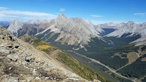Looking towards Elpoca and Elbow Lake.