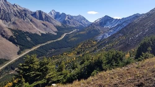 View back towards Highwood Pass.