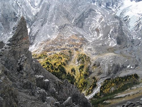 Looking down to French Ck. valley