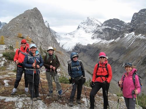 The ladies on Bluff viewpoint