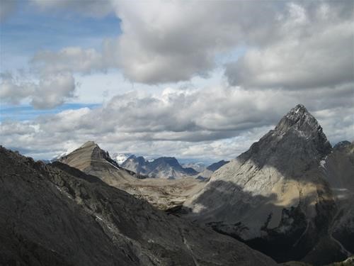 Views N.W to Snow peak and Smuts