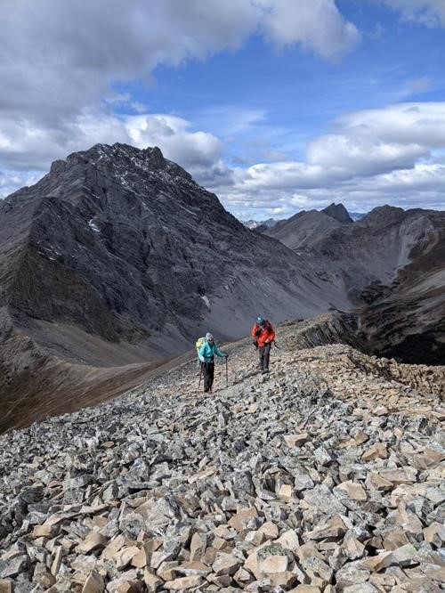 Approaching the summit - Photo courtesy of Ulrike