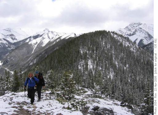 clearing weather, Wasootch Ridge