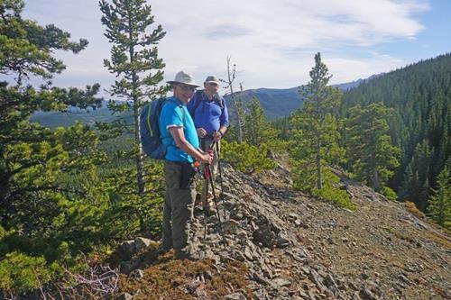 Carl and Joe on summit (photo by Gary)