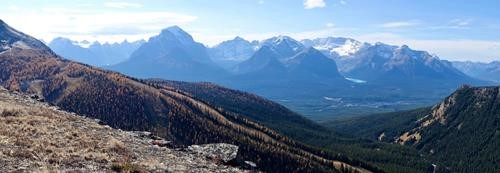 John's panorama from Wolverine Ridge