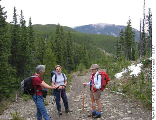 Powderface Pass trail