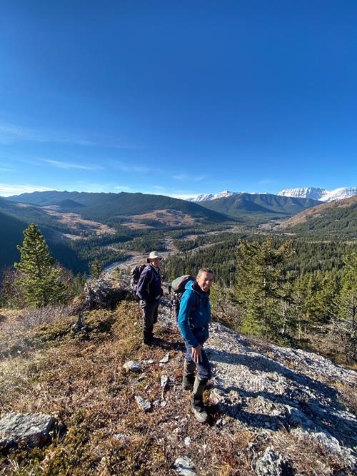 Peter and John on the ridge