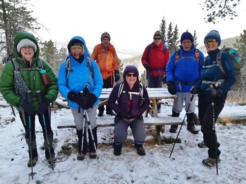 Group at Pine Ridge viewpoint