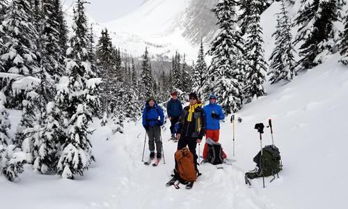 A rest stop on the ascent.