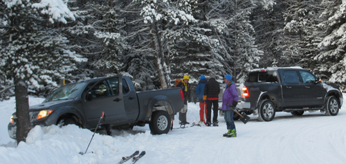 Who hasn't been in a snowbank! More hurry less haste.